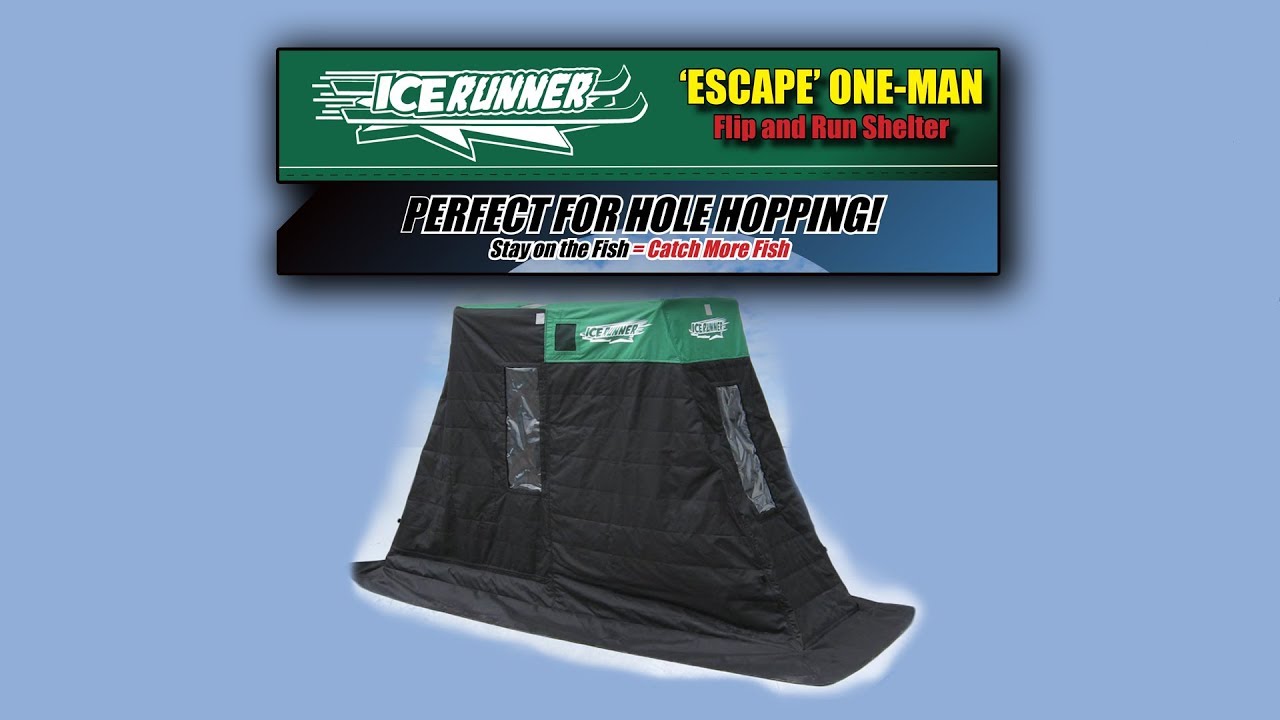 Designing the BEST One-Person Sled House: Ice Runner Escape - Ice Runner  Fish Houses